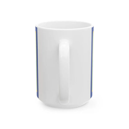 Flag of Okaloosa County Florida (United States) White Coffee Mug - Go Mug Yourself