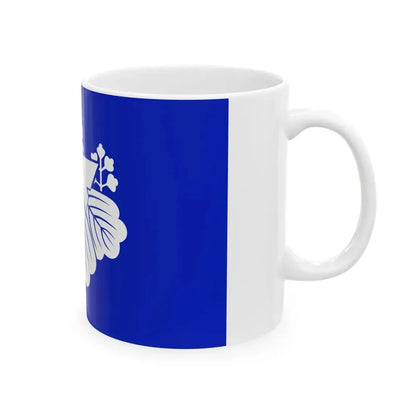 Flag of Okawa Fukuoka (Japan) White Coffee Mug - Go Mug Yourself