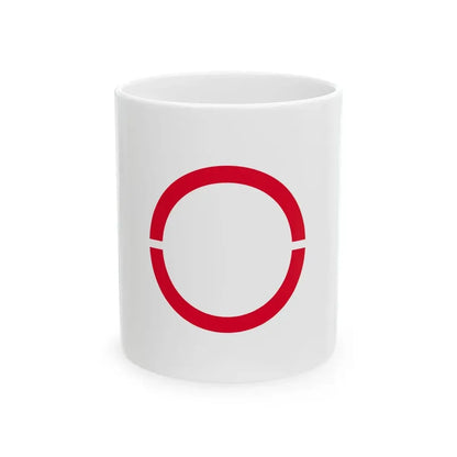 Flag of Okaya Nagano (Japan) White Coffee Mug 11oz - Go Mug Yourself