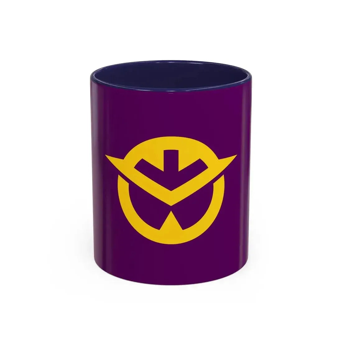 Flag of Okayama Prefecture Japan - Accent Coffee Mug 11oz Navy - Go Mug Yourself