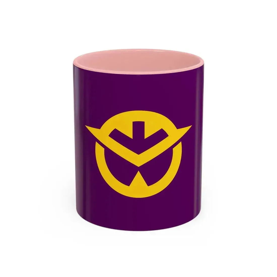 Flag of Okayama Prefecture Japan - Accent Coffee Mug 11oz Pink - Go Mug Yourself