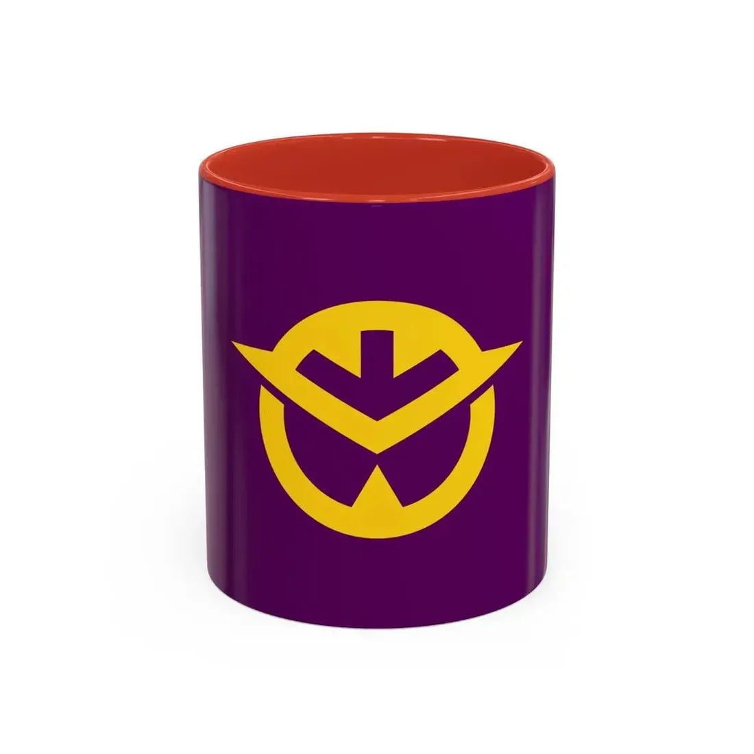 Flag of Okayama Prefecture Japan - Accent Coffee Mug 11oz Red - Go Mug Yourself