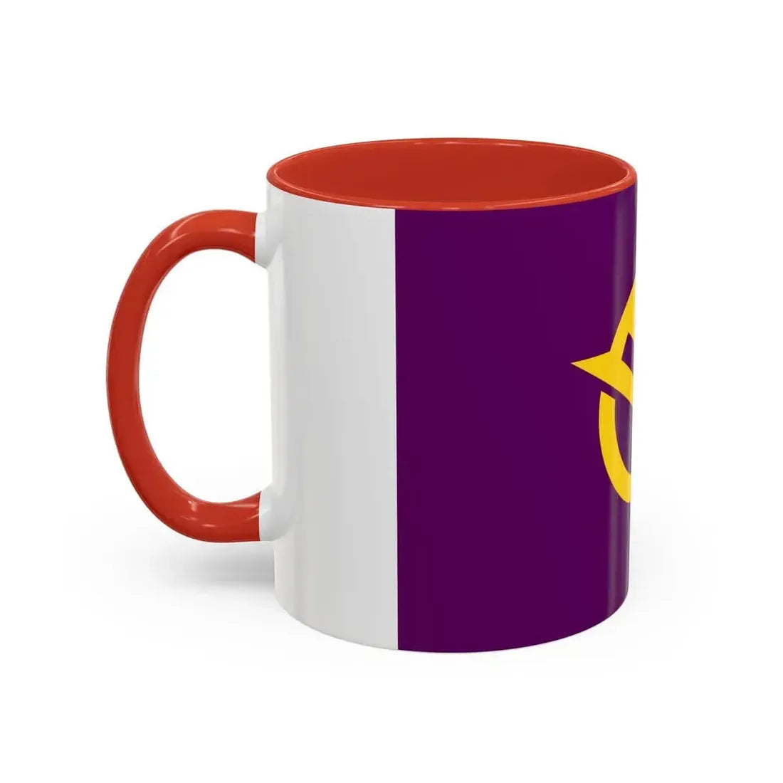 Flag of Okayama Prefecture Japan - Accent Coffee Mug - Go Mug Yourself