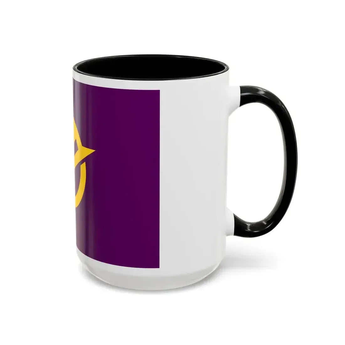Flag of Okayama Prefecture Japan - Accent Coffee Mug - Go Mug Yourself