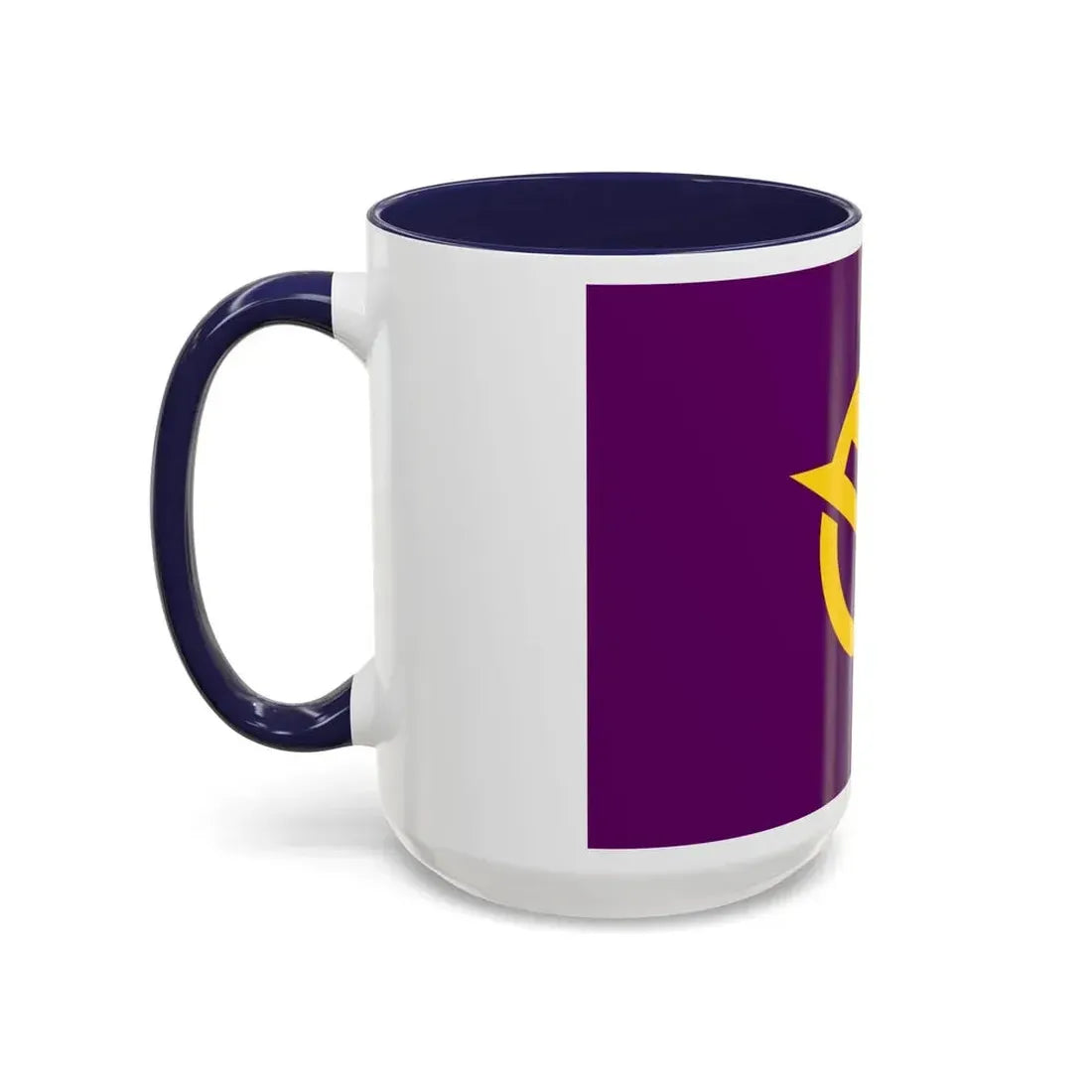 Flag of Okayama Prefecture Japan - Accent Coffee Mug - Go Mug Yourself