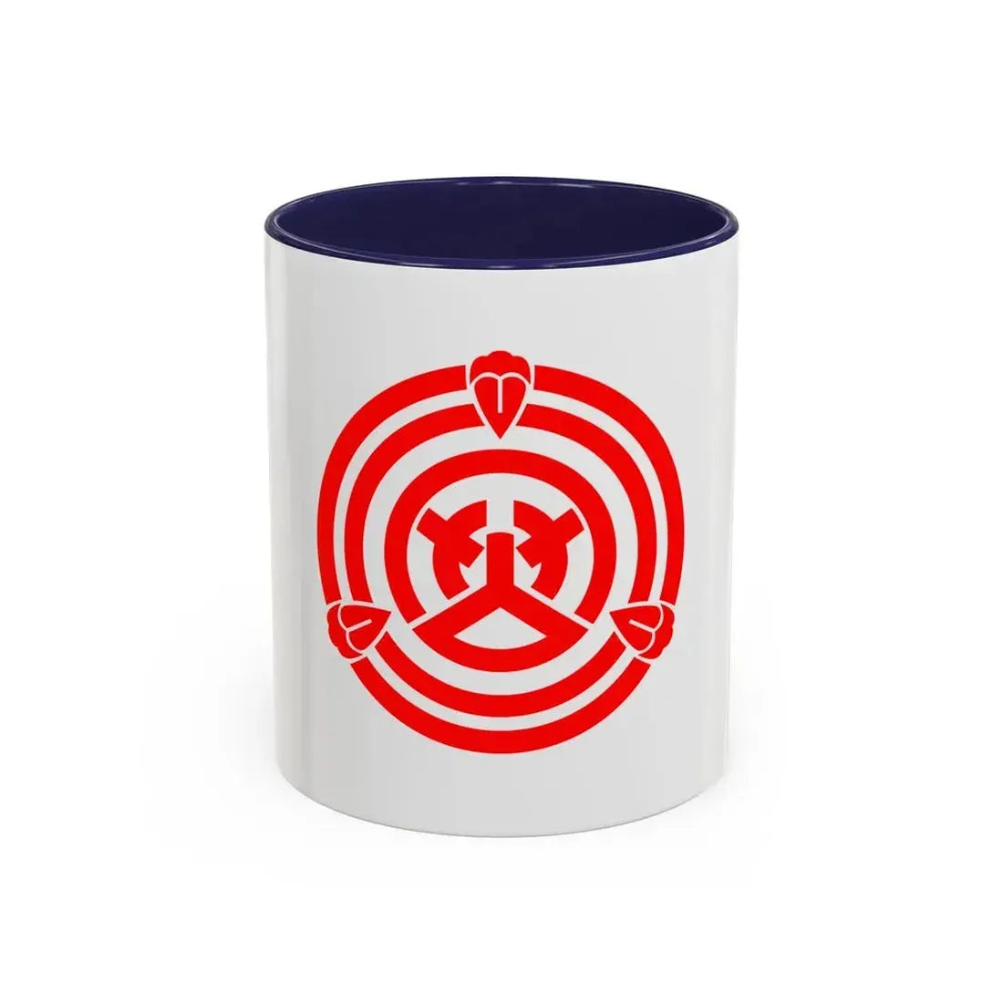 Flag of Okazaki Aichi Japan - Accent Coffee Mug 11oz Navy - Go Mug Yourself