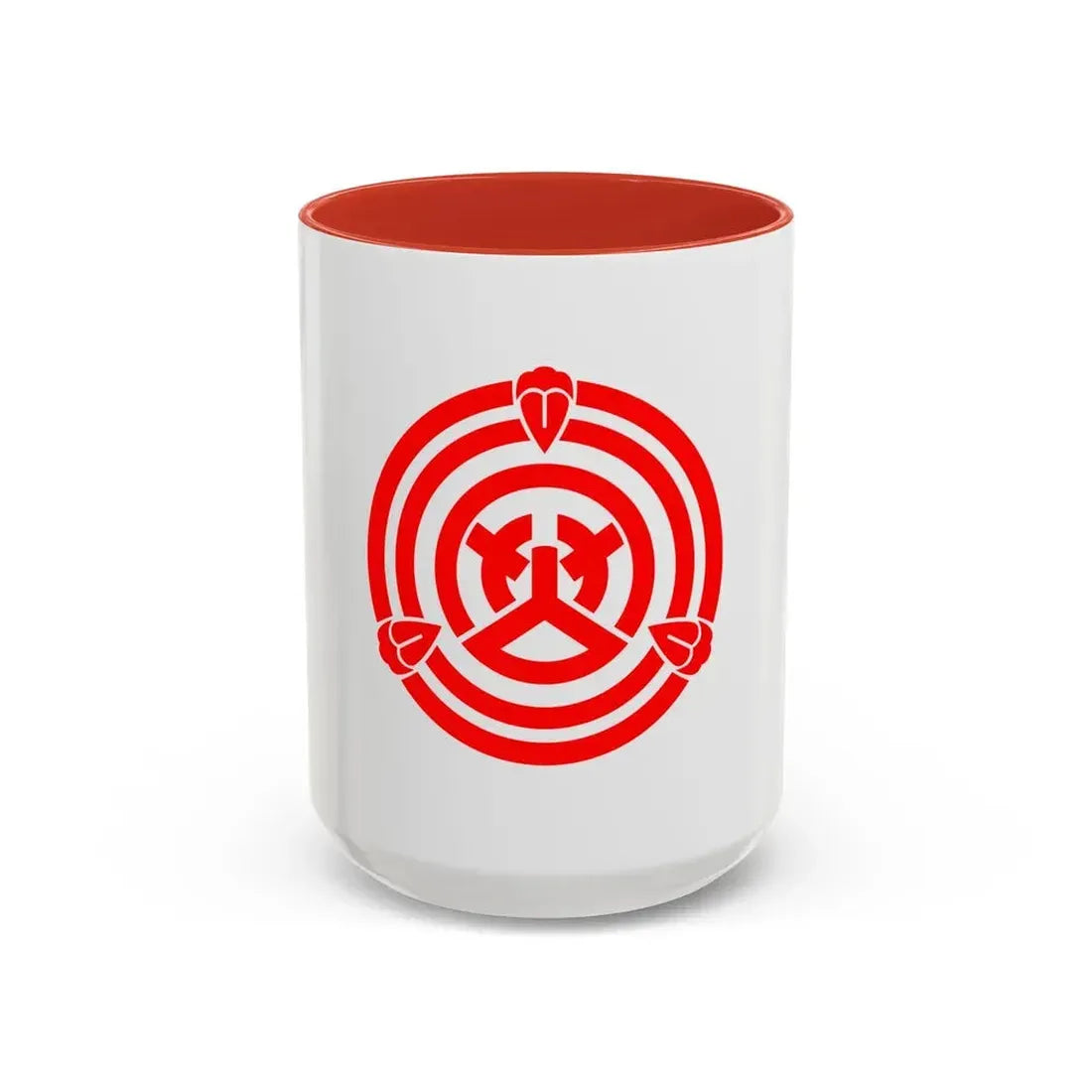 Flag of Okazaki Aichi Japan - Accent Coffee Mug 15oz Red - Go Mug Yourself