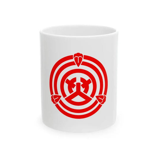 Flag of Okazaki Aichi (Japan) White Coffee Mug 11oz - Go Mug Yourself