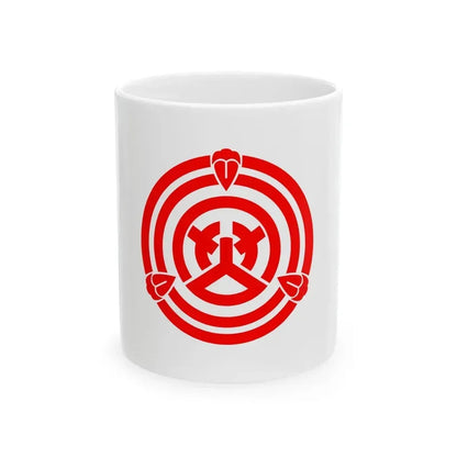 Flag of Okazaki Aichi Japan - White Coffee Mug 11oz - Go Mug Yourself