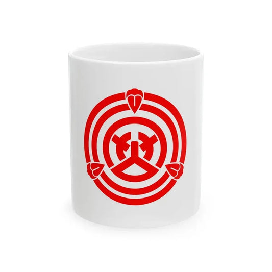 Flag of Okazaki Aichi Japan - White Coffee Mug 11oz - Go Mug Yourself