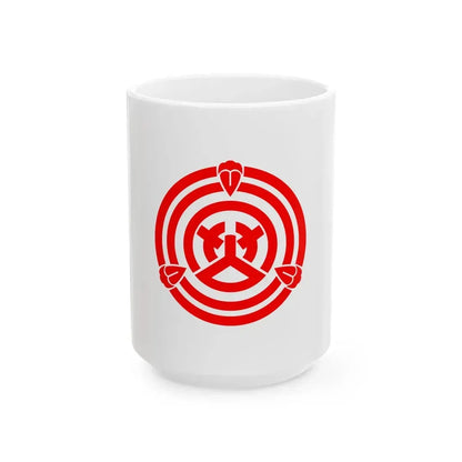 Flag of Okazaki Aichi (Japan) White Coffee Mug 15oz - Go Mug Yourself