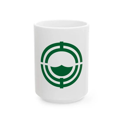 Flag of Oketo Hokkaido (Japan) White Coffee Mug 15oz - Go Mug Yourself