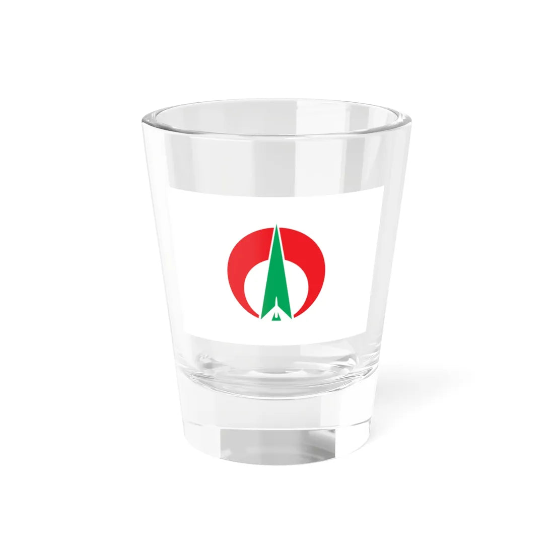 Flag of Oki Fukuoka (Japan) Shot Glass 1.5oz 1.5oz - Go Mug Yourself