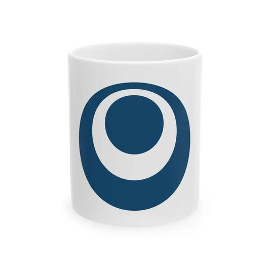 Flag of Okinawa Prefecture 15 May-13 October 1972 (Japan) White Coffee Mug 11oz - Go Mug Yourself