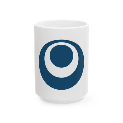 Flag of Okinawa Prefecture 15 May-13 October 1972 (Japan) White Coffee Mug 15oz - Go Mug Yourself