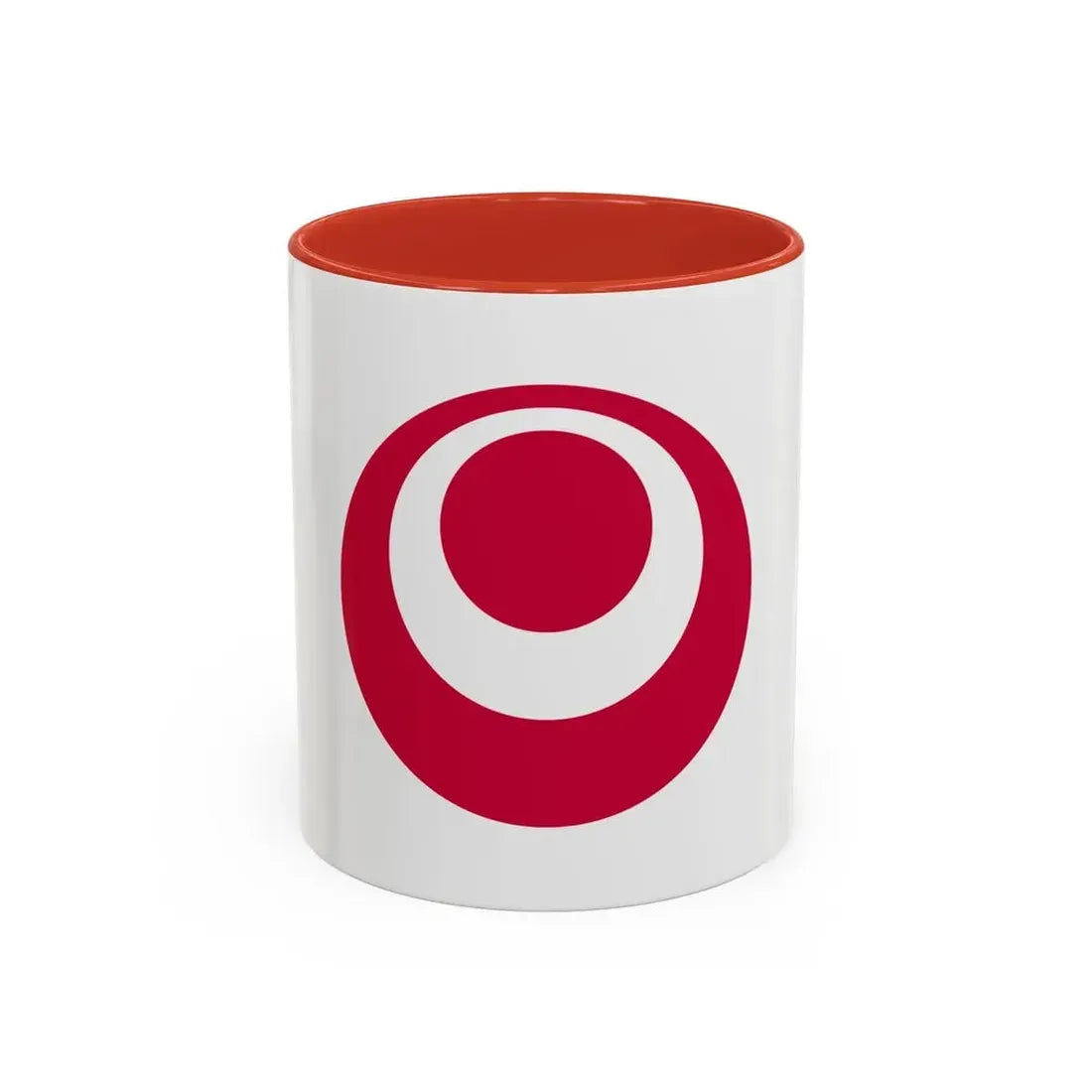 Flag of Okinawa Prefecture Japan - Accent Coffee Mug 11oz Red - Go Mug Yourself