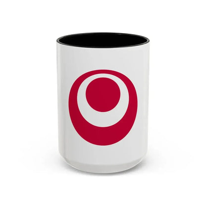 Flag of Okinawa Prefecture Japan - Accent Coffee Mug 15oz Black - Go Mug Yourself