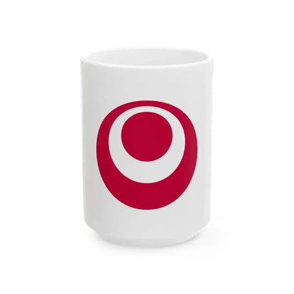 Flag of Okinawa Prefecture Japan - White Coffee Mug 15oz - Go Mug Yourself