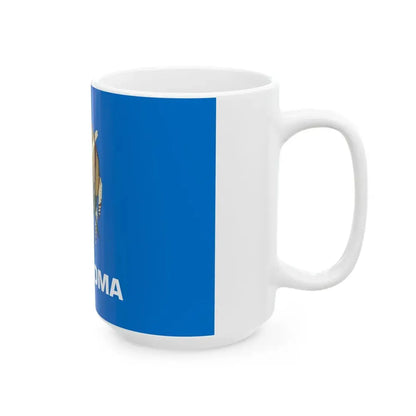 Flag of Oklahoma 3-2 (United States) White Coffee Mug - Go Mug Yourself