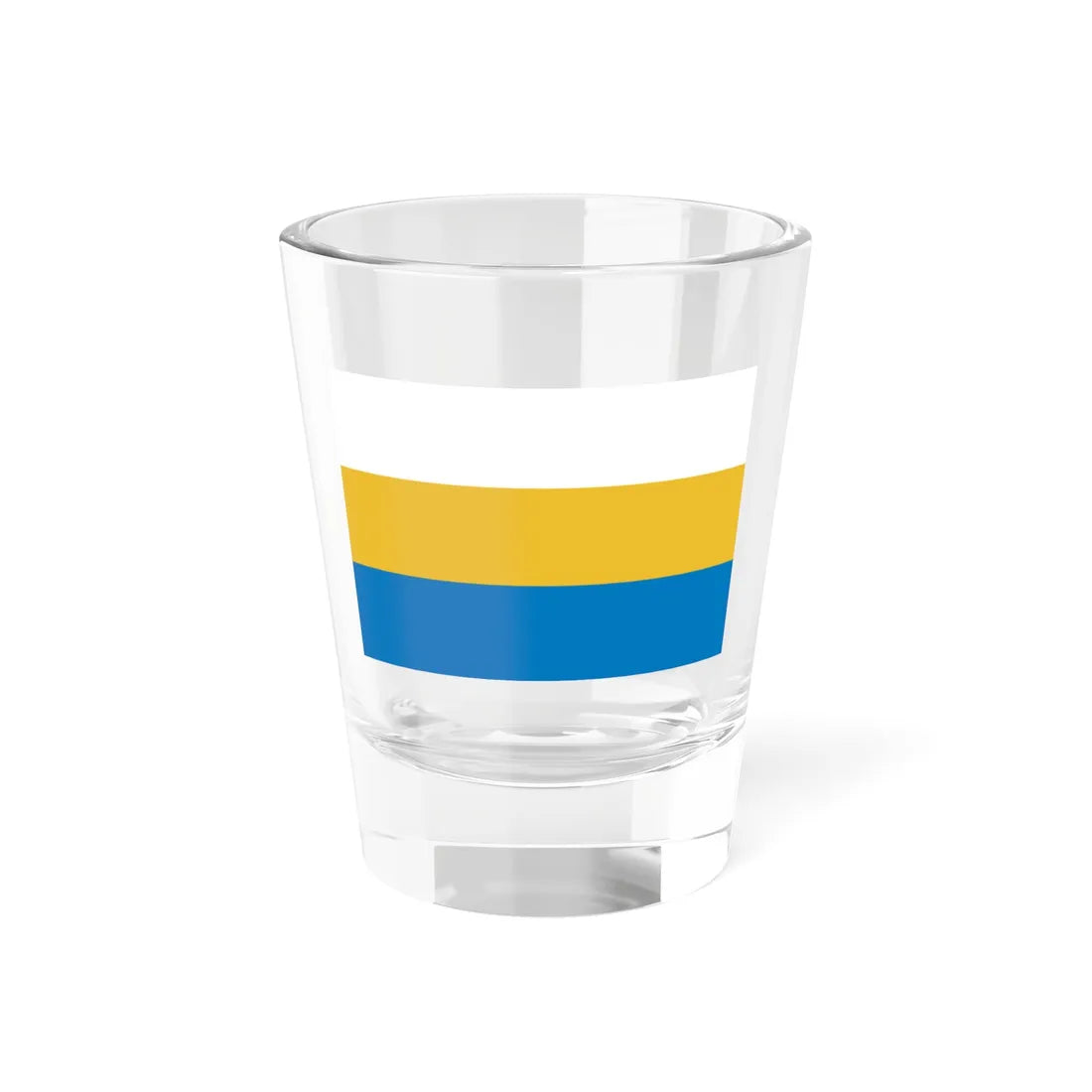 Flag of Okoneshnikovsky District 2004 (Russia) Shot Glass 1.5oz 1.5oz - Go Mug Yourself
