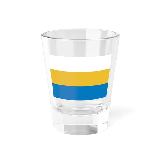 Flag of Okoneshnikovsky District 2004 (Russia) Shot Glass 1.5oz 1.5oz - Go Mug Yourself