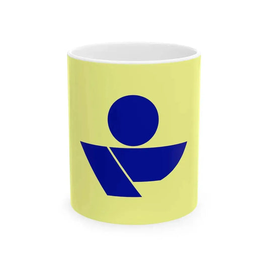 Flag of Okoppe Hokkaido (Japan) White Coffee Mug 11oz - Go Mug Yourself