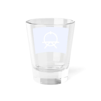 Flag of Okushiri Hokkaido 1906-1966 (Japan) Shot Glass 1.5oz - Go Mug Yourself