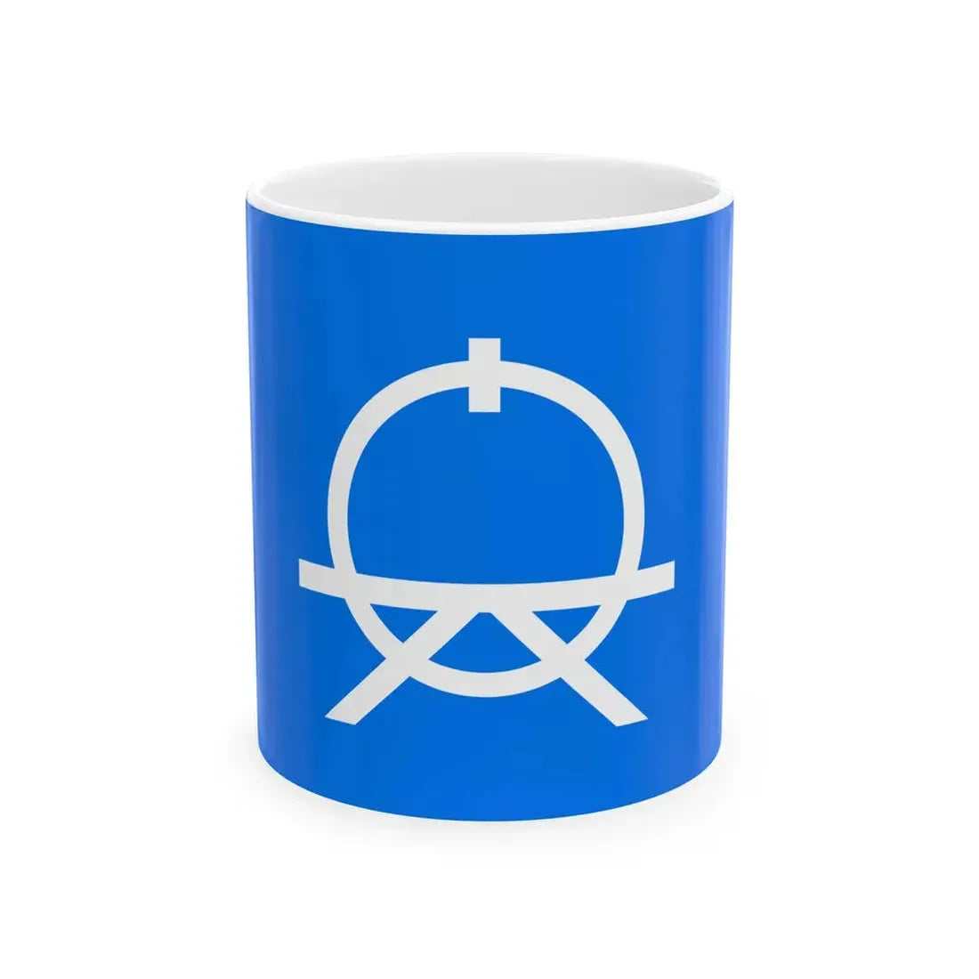 Flag of Okushiri Hokkaido 1906-1966 (Japan) White Coffee Mug 11oz - Go Mug Yourself