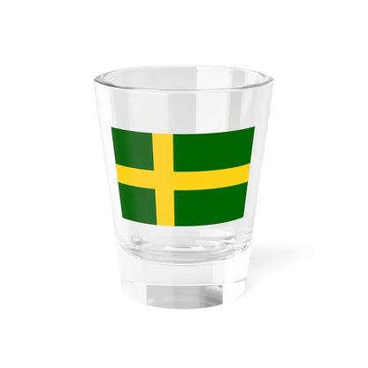 Flag of Oland (Sweden) Shot Glass 1.5oz 1.5oz - Go Mug Yourself