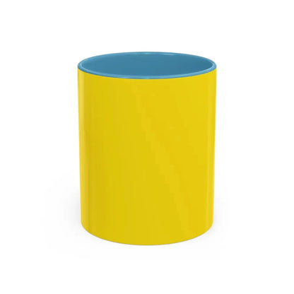 Flag of Old Flag of Brunei Malaysia - Accent Coffee Mug 11oz Light Blue - Go Mug Yourself