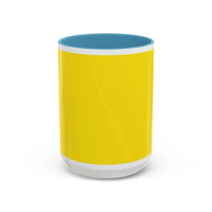 Flag of Old Flag of Brunei Malaysia - Accent Coffee Mug 15oz Light Blue - Go Mug Yourself