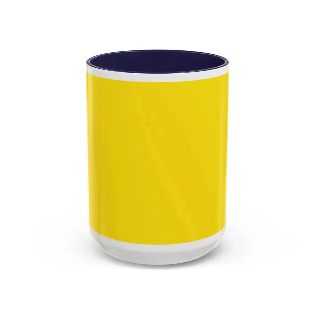 Flag of Old Flag of Brunei Malaysia - Accent Coffee Mug 15oz Navy - Go Mug Yourself