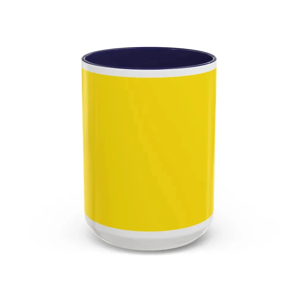 Flag of Old Flag of Brunei Malaysia - Accent Coffee Mug 15oz Navy - Go Mug Yourself