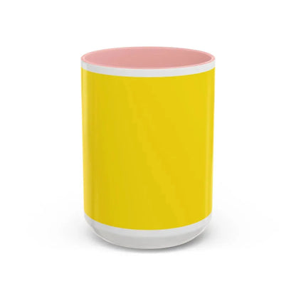 Flag of Old Flag of Brunei Malaysia - Accent Coffee Mug 15oz Pink - Go Mug Yourself