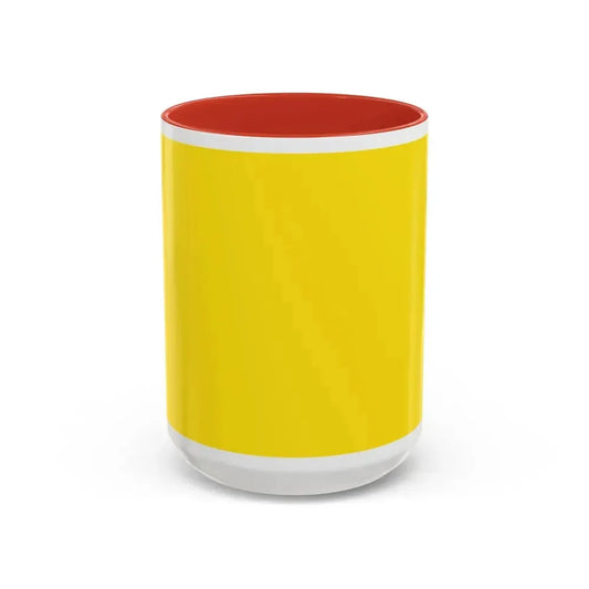 Flag of Old Flag of Brunei Malaysia - Accent Coffee Mug 15oz Red - Go Mug Yourself