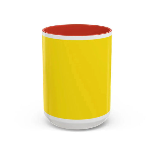 Flag of Old Flag of Brunei Malaysia - Accent Coffee Mug 15oz Red - Go Mug Yourself