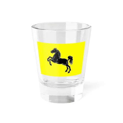 Flag of Old Saxony (Germany) Shot Glass 1.5oz 1.5oz - Go Mug Yourself
