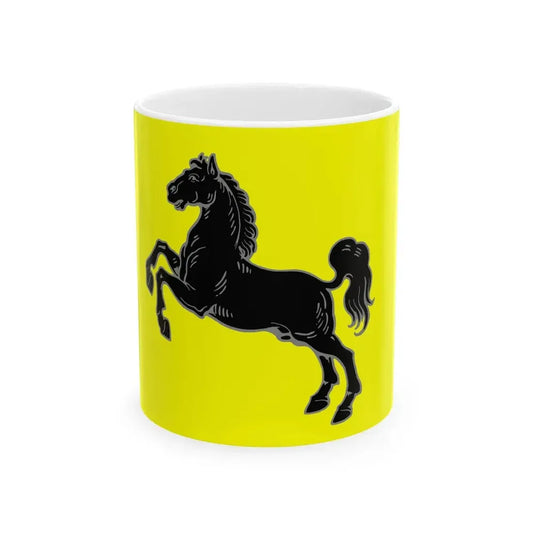 Flag of Old Saxony (Germany) White Coffee Mug 11oz - Go Mug Yourself