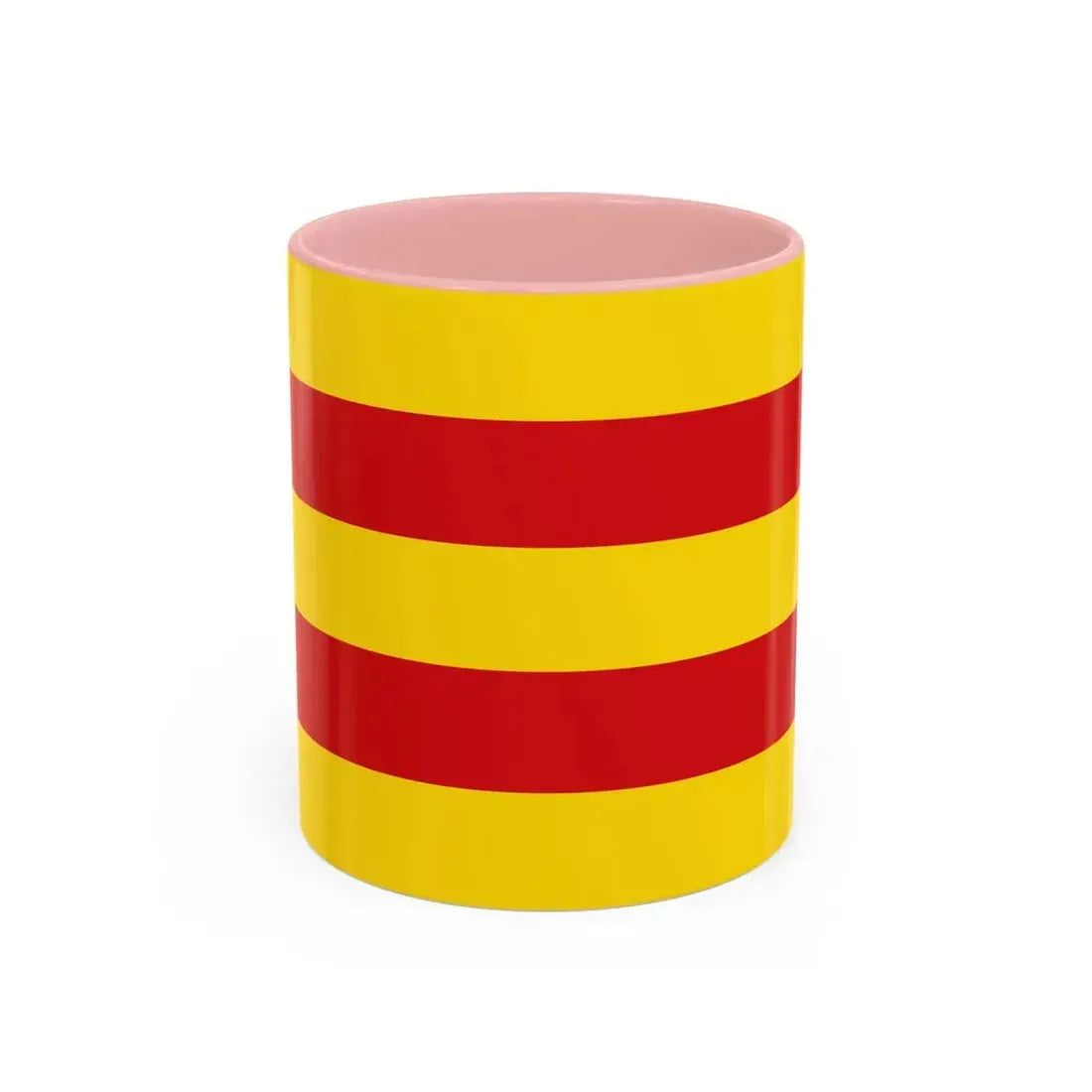 Flag of Oldenburg 2 Germany - Accent Coffee Mug 11oz Pink - Go Mug Yourself