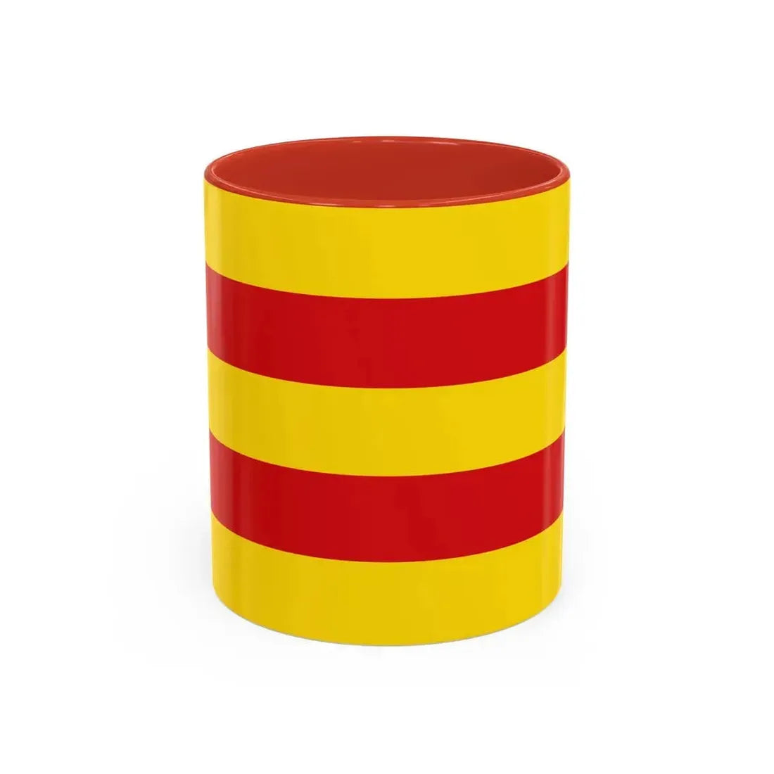 Flag of Oldenburg 2 Germany - Accent Coffee Mug 11oz Red - Go Mug Yourself