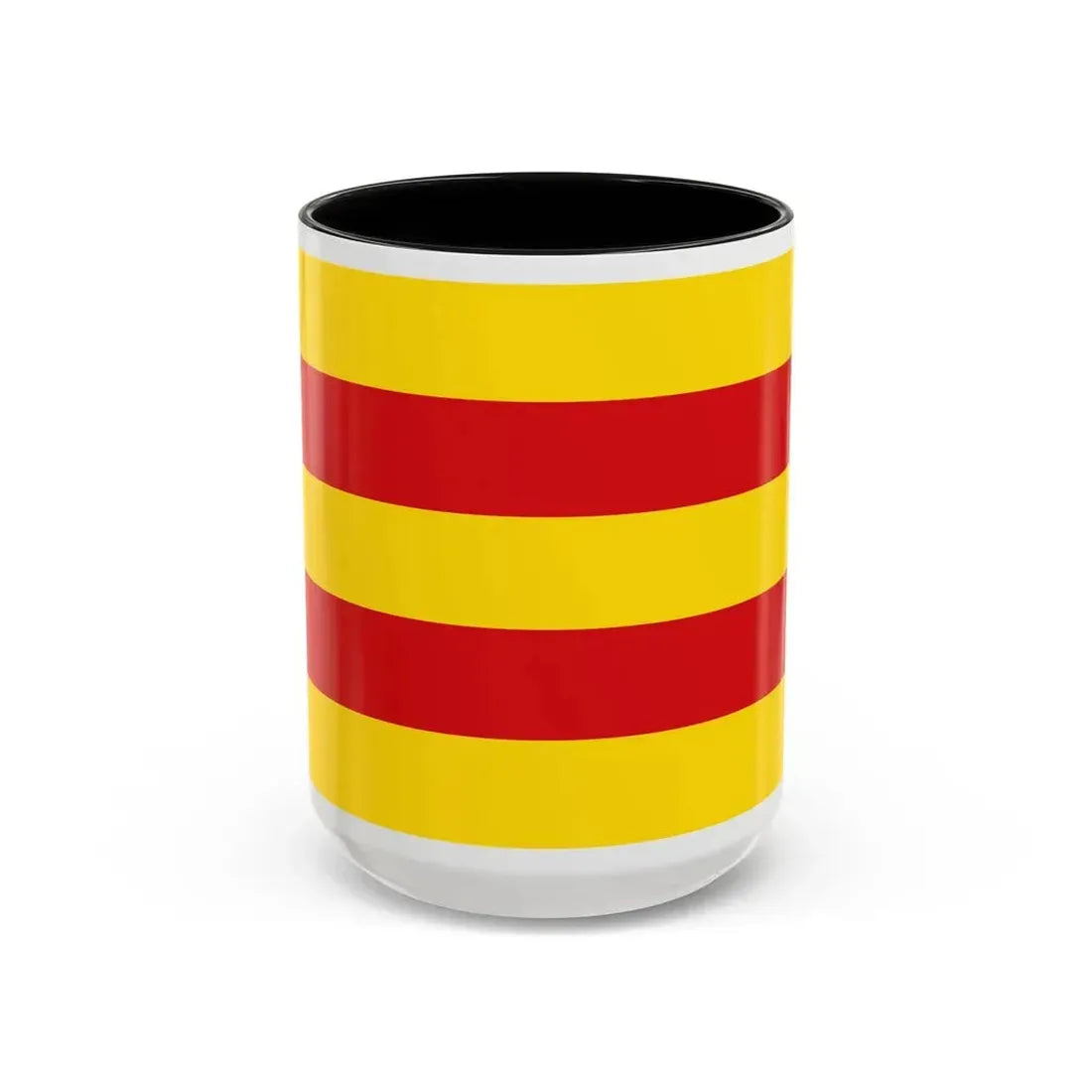 Flag of Oldenburg 2 Germany - Accent Coffee Mug 15oz Black - Go Mug Yourself
