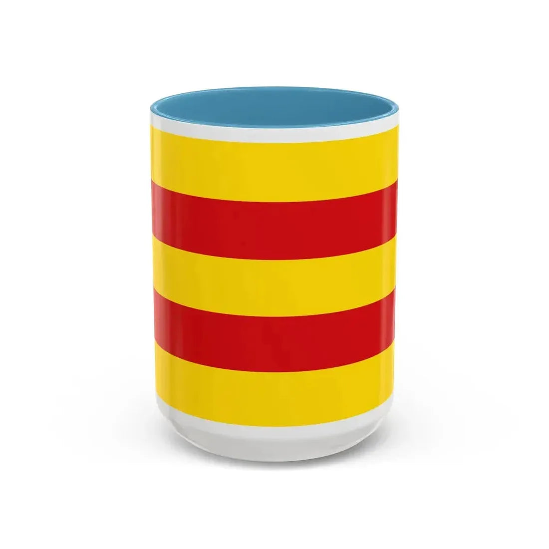 Flag of Oldenburg 2 Germany - Accent Coffee Mug 15oz Light Blue - Go Mug Yourself