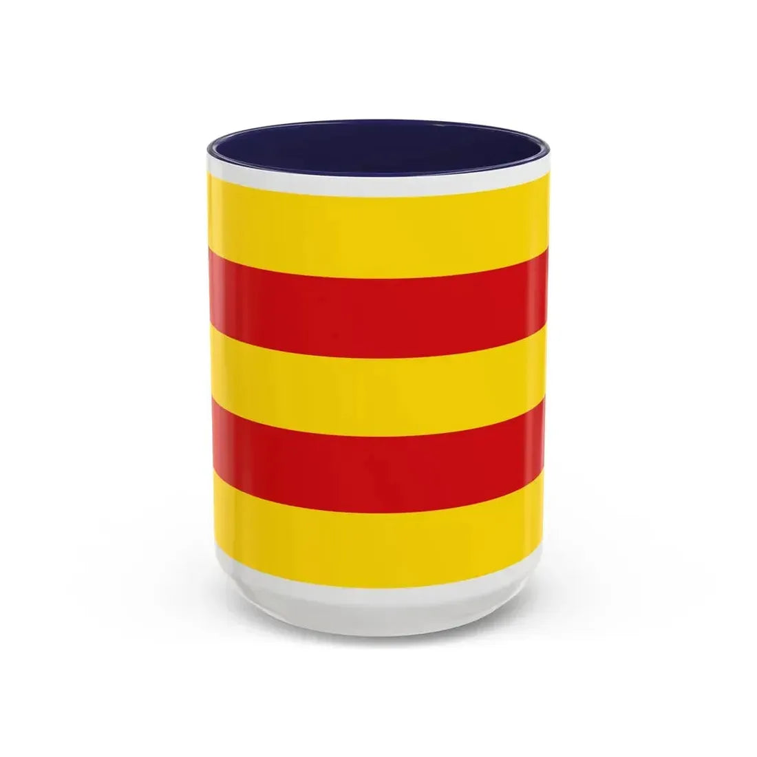 Flag of Oldenburg 2 Germany - Accent Coffee Mug 15oz Navy - Go Mug Yourself