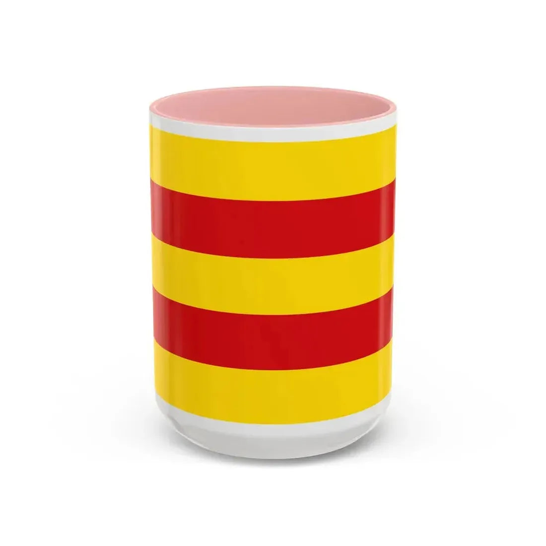 Flag of Oldenburg 2 Germany - Accent Coffee Mug 15oz Pink - Go Mug Yourself