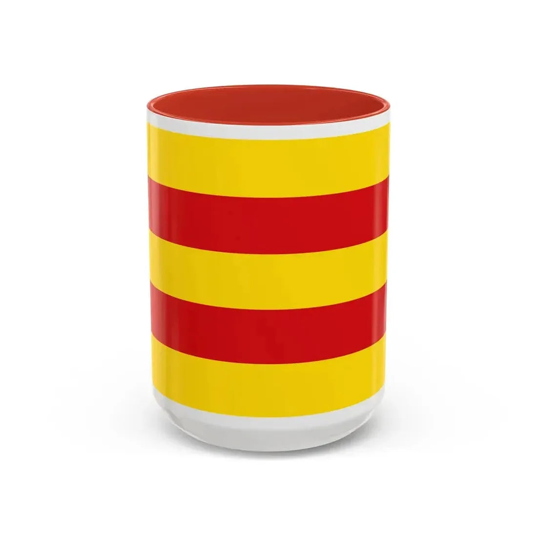 Flag of Oldenburg 2 Germany - Accent Coffee Mug 15oz Red - Go Mug Yourself
