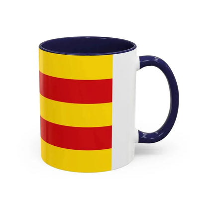 Flag of Oldenburg 2 Germany - Accent Coffee Mug - Go Mug Yourself