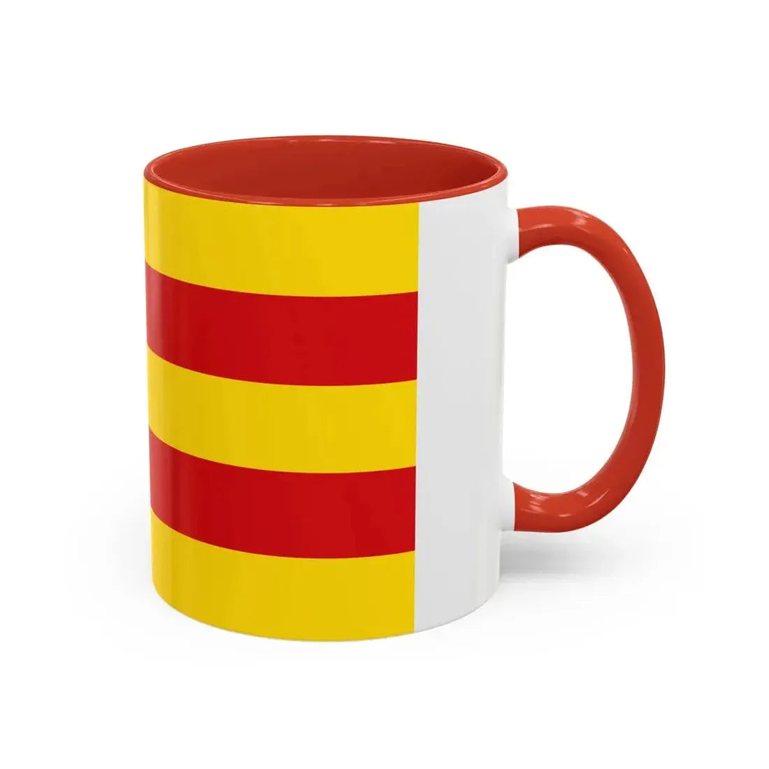 Flag of Oldenburg 2 Germany - Accent Coffee Mug - Go Mug Yourself