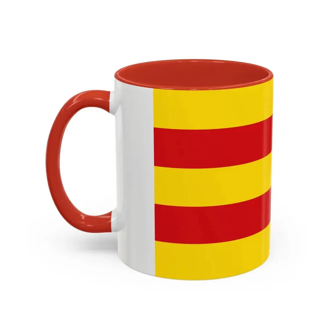 Flag of Oldenburg 2 Germany - Accent Coffee Mug - Go Mug Yourself