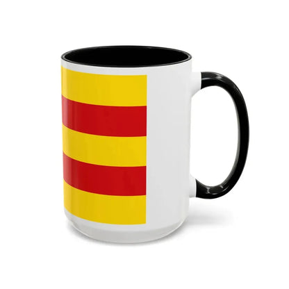 Flag of Oldenburg 2 Germany - Accent Coffee Mug - Go Mug Yourself