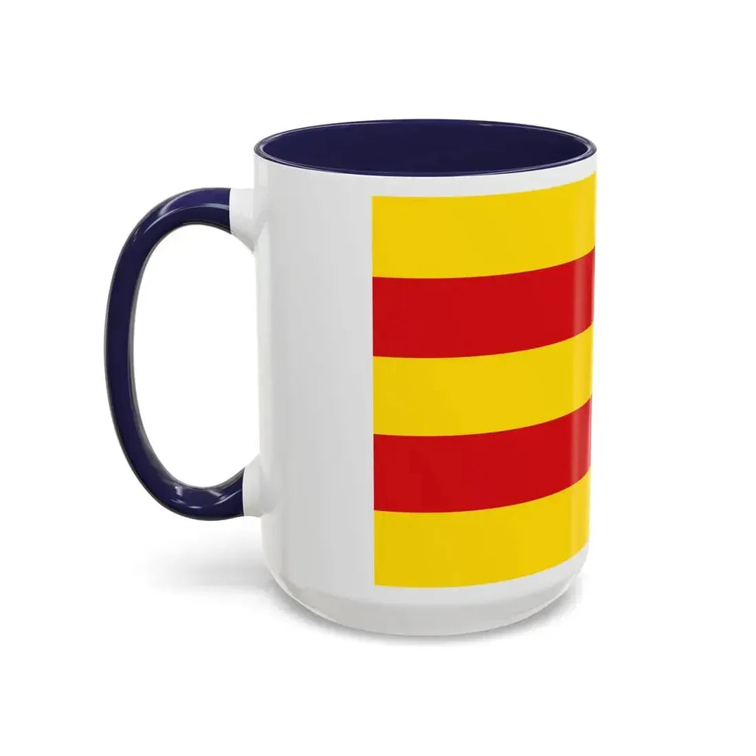 Flag of Oldenburg 2 Germany - Accent Coffee Mug - Go Mug Yourself